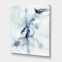 Designart 'Sažetak oblaka tamno plave boje IV' moderni platneni zidni umjetnički Print