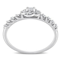 Carat T. W. Diamond 14kt zaručnički prsten od bijelog zlata