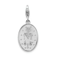 Jewels Sterling srebrno čudesno medalje w charm charm