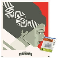 Nevjesta Frankensteina - grafički zidni poster sa push igle, 14.725 22.375