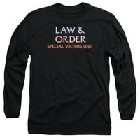 Zakon i red sva - logo - majica s dugim rukavima - srednja