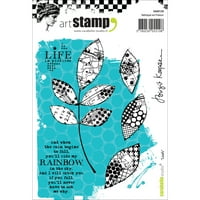 Carabelle Studio Cling Stamp A6-Leafs