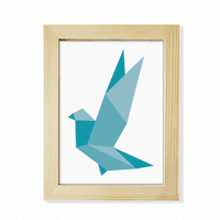Origa Grenn Pigeon Uzorak Desktop Krasi Okvir Za Fotografije Prikaz Art Painting Drveni