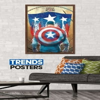 Marvel Comics - Kapetan Amerika - 75. zidni poster, 22.375 34