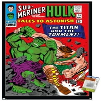 Marvel Comics - Hulk - priče za atonish # zidni poster s pushpinsom, 22.375 34