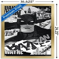 Warner 100th godišnjica: Art od 100. - Batman zidni poster, 14.725 22.375 Uramljeno