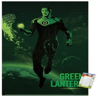 Comics: tamno umjetnički - zidni poster zelenog fenjera, 14.725 22.375