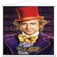Willy Wonka i fabrika čokolade - Willy Wonka zidni poster sa drvenim magnetskim okvirom, 22.375 34