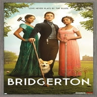 Netfli Bridgerton: Sezona - Trio Jedan zidni poster, 14.725 22.375 Uramljeno