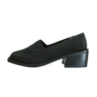 Ginny ženske široke širine Casual Slip-on cipele crne 9