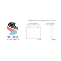 Stupell Industries budite zahvalni jesenjim prugama Galerija grafičke umjetnosti umotana platnena štampa
