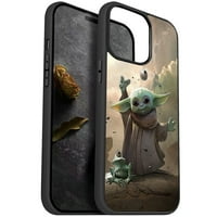 Kompatibilno sa futrolom za iPhone za telefon Star Wars Baby Yoda & Soft Edge) 2RET260