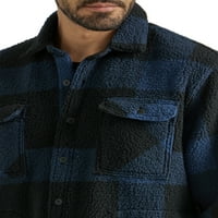 Wrangler® muška i velika muška jakna sa dugim rukavima od flisa u teškoj kategoriji