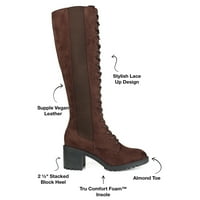 Kolekcija Journee Womens Jenicca Tru Comfort Foam Comed Heel Konee High Boots