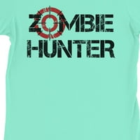 Zombie Hunter Ženske Mente Jak Veliki Halloween T-Shirt Gag Poklon