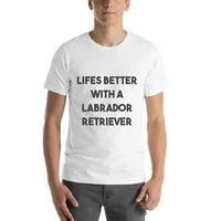 3xl život je bolji sa Labrador Retriver Bold T Shirt kratki rukav pamuk T-Shirt od Undefined Gifts