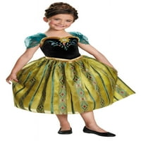 Djevojka Anna Coronacijska haljina Deluxe Halloween kostim - smrznuta
