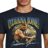 Indiana Jones muške i velike muške Retro grafičke majice, 2 pakovanja, veličina S-5XL