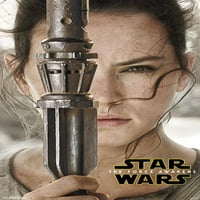 Star Wars: Sila se budi - Rey Portretni zidni poster, 22.375 34