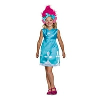 Trolls Mappy Classic Girl Halloween Fanchine-haljina kostim za dijete, sa trakom za glavu