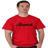 Zvijer motivacija vježba teretana fitnes muške grafičke majice Tees Brisco marke 3x