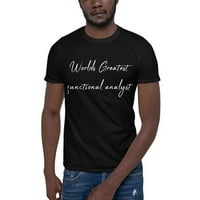 2XL Worlds Greatest Functional Analyst kratka rukava pamučna majica Undefined Gifts