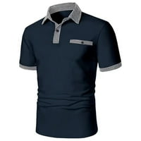 Muška Polo majica za muškarce proljeće ljeto modni labavi zatvarač za rever 3d Digitalni kamuflažni tisak