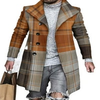 Abtel muns odjeća na kablovima na kapicu Slim Fit jakna Muški mekani zimski topli kaput kaksi 4xl