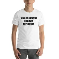 Undefined Pokloni L Worlds Najveći Dual Rate Supervisor Kratki Rukav Pamuk T-Shirt