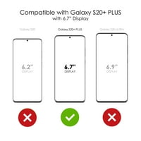 Distinktink Clear Shockproof hibridna futrola za Galaxy S PLUS 5G-TPU Branik akrilna zaštita od kaljenog