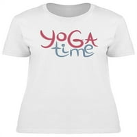 Yoga time fraza T-Shirt žene-slika Shutterstock, ženski mali