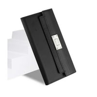 Samsung Galaxy S RFID torbica za novčanik od prave kože i metalni pojas za kopču u crnoj boji za upotrebu