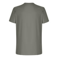 Muški atletski kratki rukav modni muškarci casual okrugli vrat 3D digitalni ispis pulover fitness sportske kratke hlače rukavice za bluzu bluza
