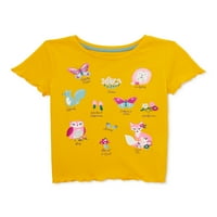 Djeca iz Garanimals Girls Letved salate majica sa kratkim rukavima, veličine 4-10