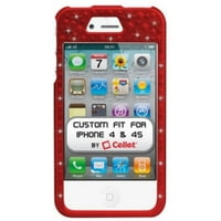 Cellet Red Bling dizajn za iPhone i 4S