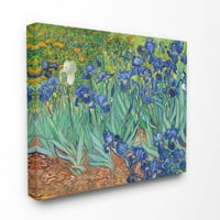 Stupell uređenje doma cvjetno polje plavo zelena klasična slika platnena zidna Umjetnost Vincenta Van
