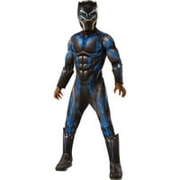 Rubie's Marvel Black Panther Deluxe Battle Suice Boy's Halloween Fanchine-haljina kostim za dijete, M