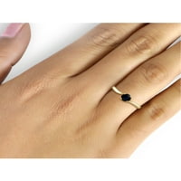 JewelersClub Sapphire Prsten Birthstone Nakit-0. Carat Sapphire 14k pozlaćeni srebrni prsten Nakit-prstenovi
