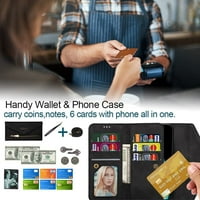 Futrola za iPhone Pro Ma odvojiva torbica sa patentnim zatvaračem sa patentnim zatvaračem sa držačima